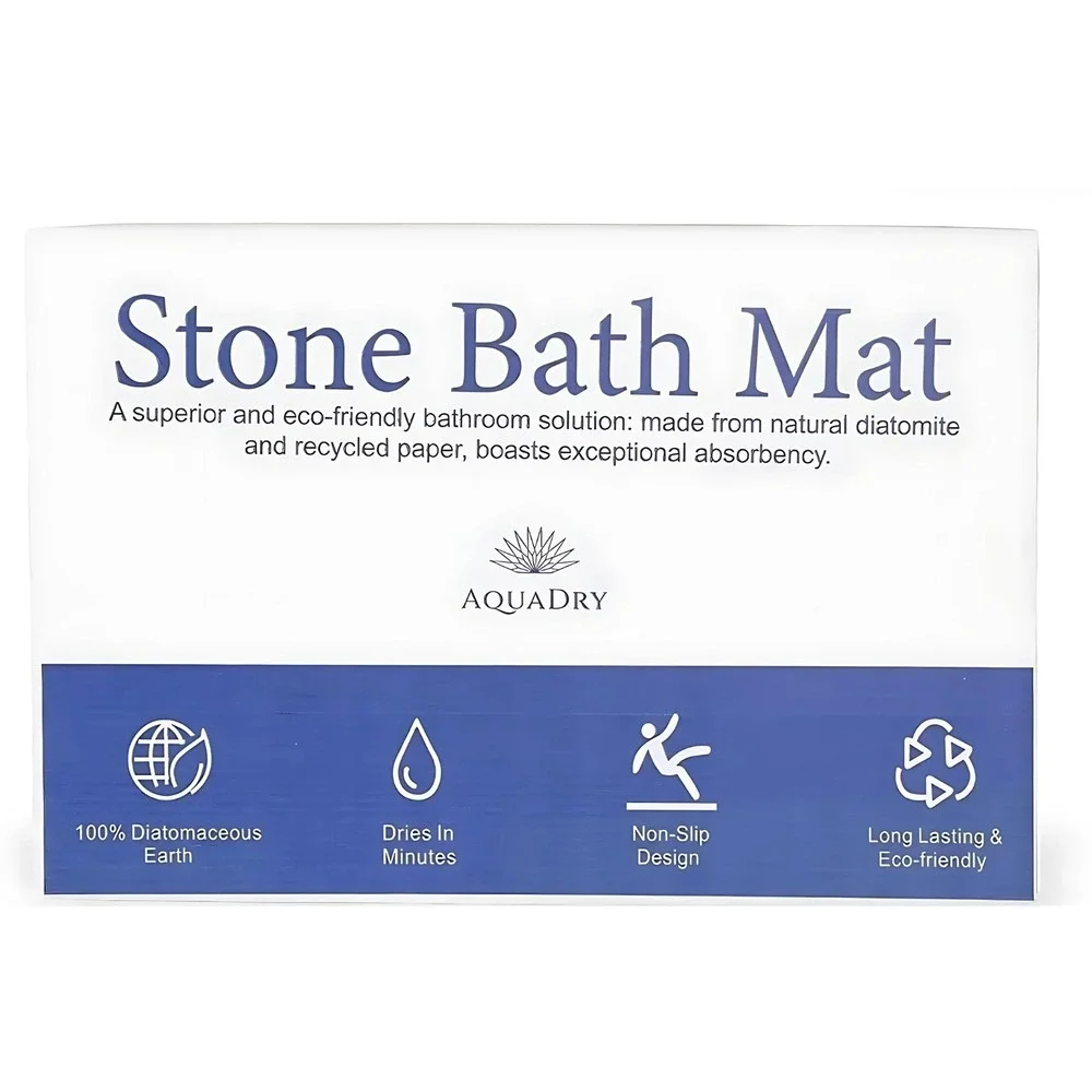 AquaDry Diatomaceous Stone Bath Mat 23